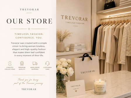 About Trevorar -Where Timeless Fashion Meets Everyday Confidence