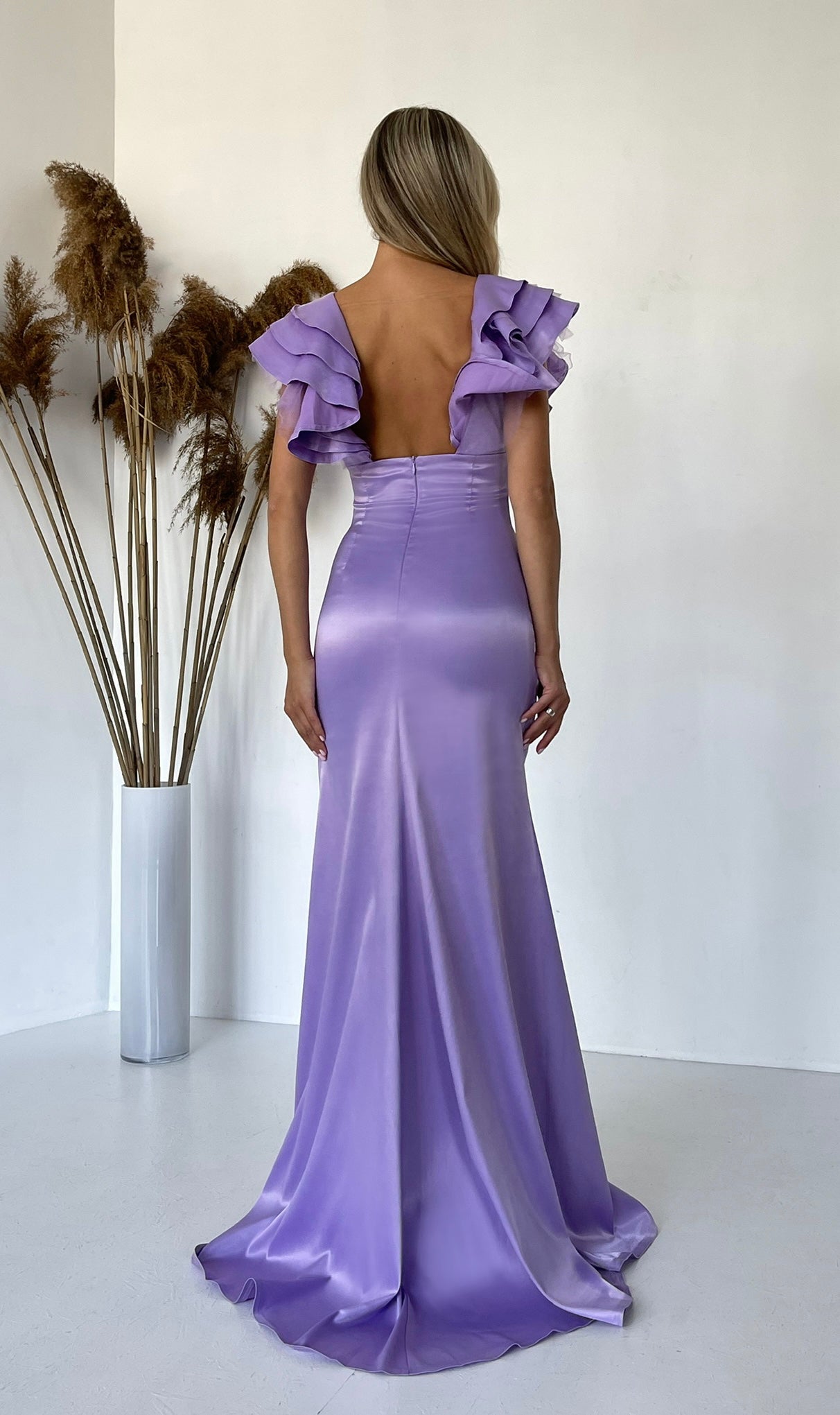 Satin Maxi Dress