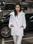 Manteau court chaud oversize  